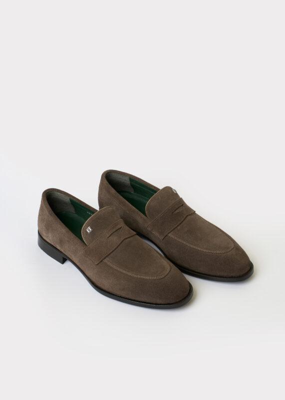 Full-Strap Loafer Suede